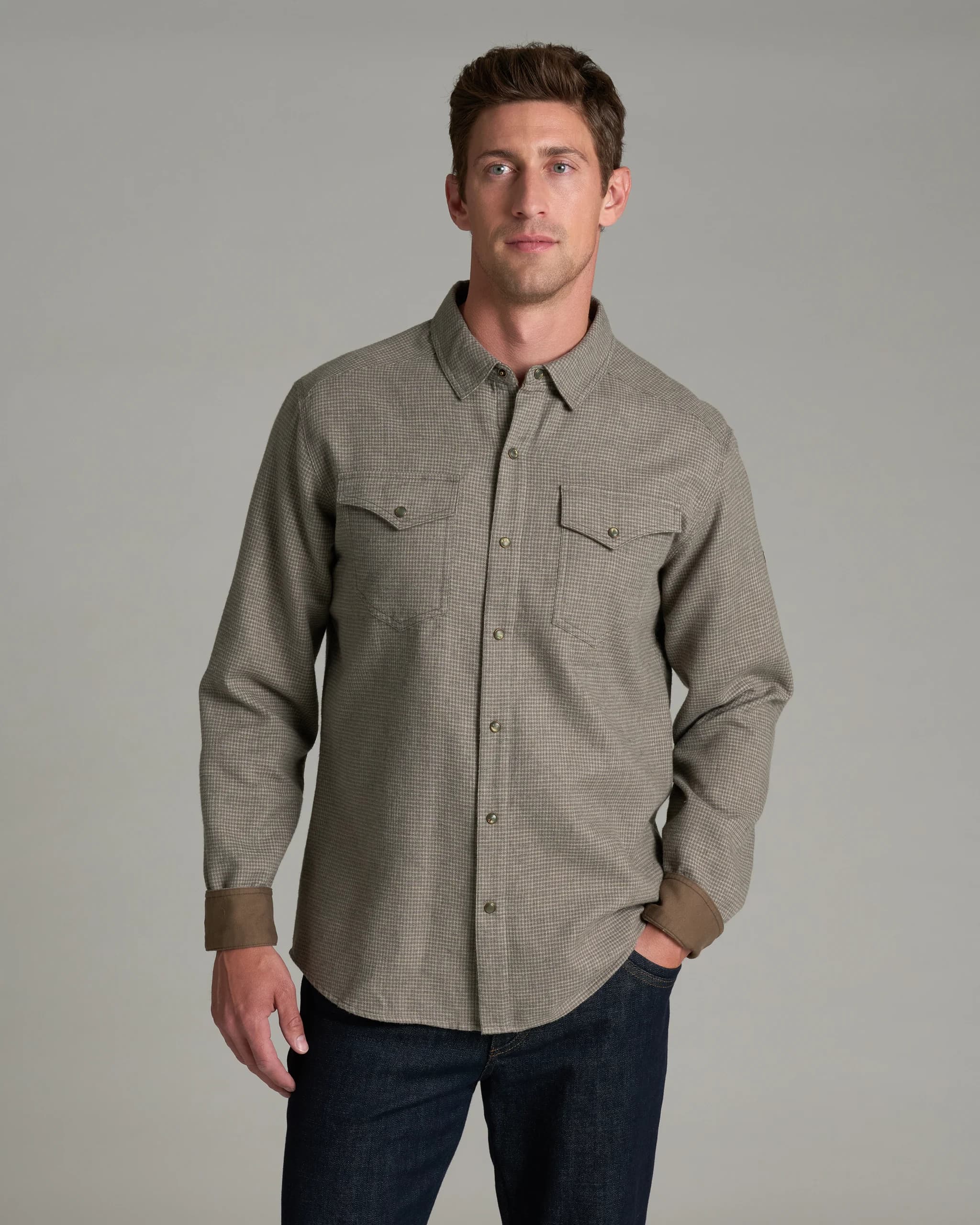 Kuhl Men's Disputr Shirt in Phantom Grey